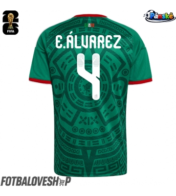 Mexiko Edson Alvarez #4 Domácí Dres MS 2026 Krátký Rukáv